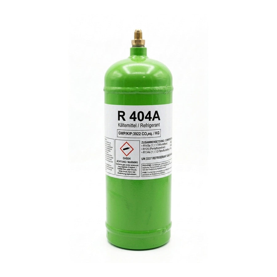 R404A Refrigerant Commercial Refrigeration Cylinder 1.8kg
