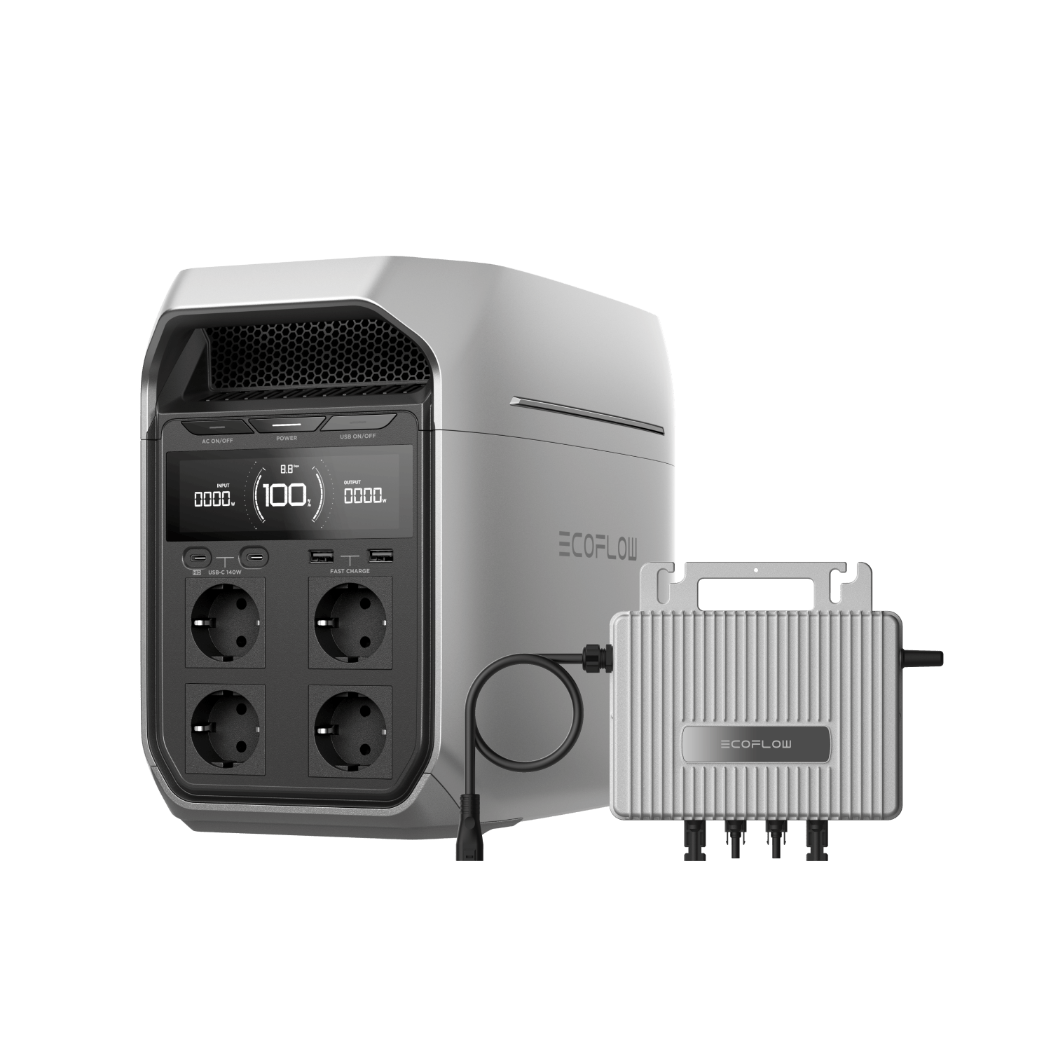 EcoFlow DELTA 3 Plus Portable Power Station 1024Wh 1800W